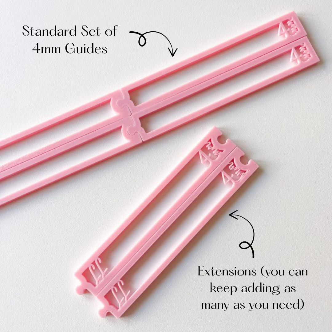 Puzzle Style Fondant and Dough Thickness Guides