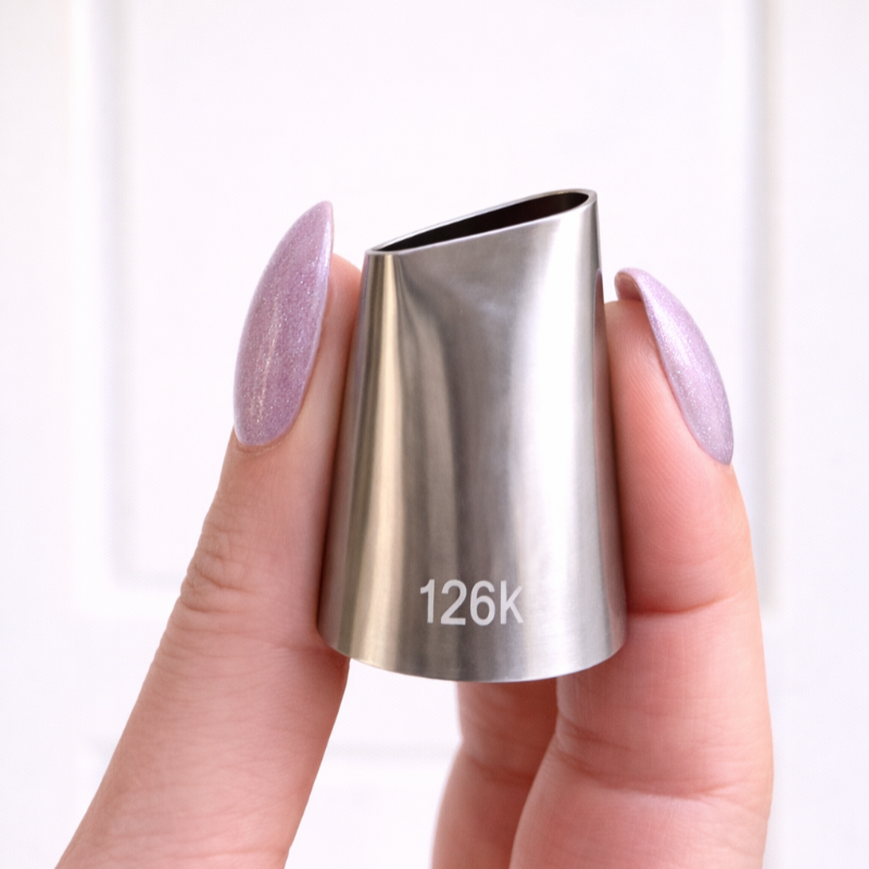 LissieLou Ruffle Tip 126K Piping Nozzle – Fine Ruffles, Frills & Decorative Texture