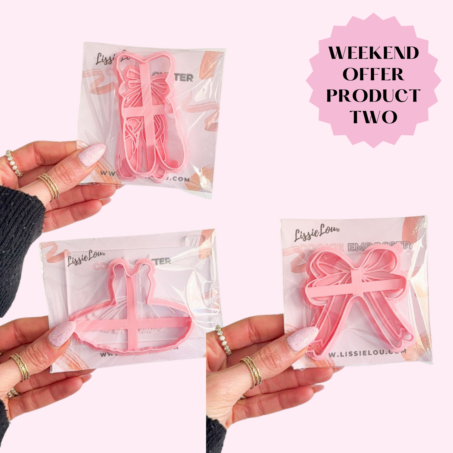 PINK WEEKEND OFFER PRODUCT 2: Ballet Bundle of Embossers, Stamps and Cutters