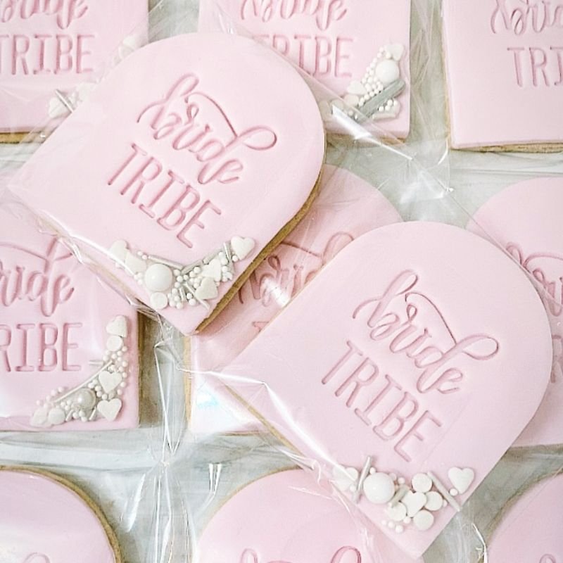 Bride Tribe Style 1 Cookie Stamp Hen Party Cookie Debosser