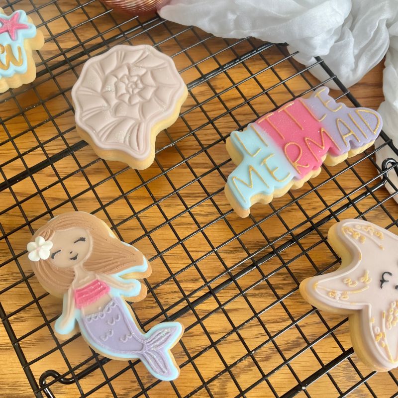 Little Mermaid Under The Sea Cookie Cutter and Embosser