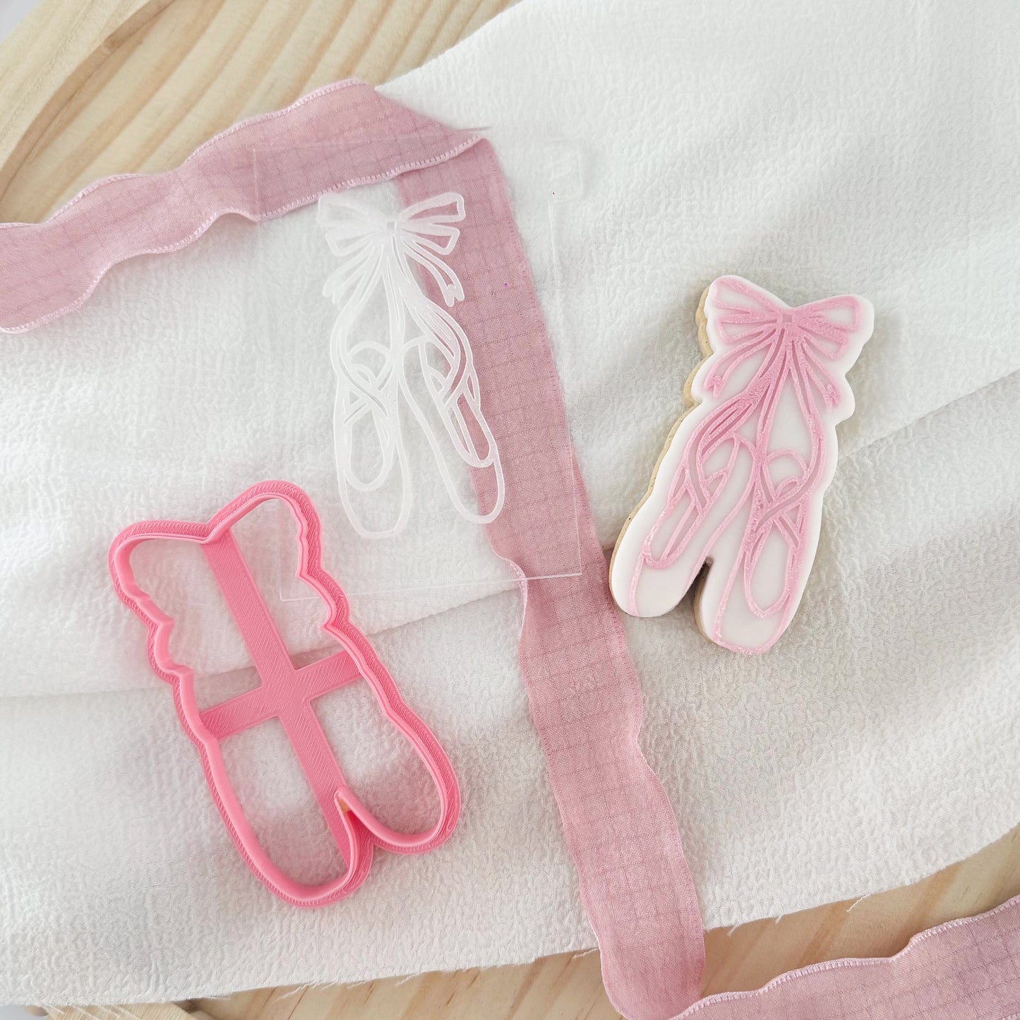 Ballet Shoes Cookie Cutter and Embosser