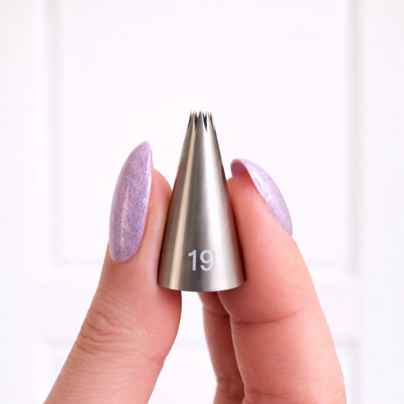 LissieLou Star Tip 19 Piping Nozzle – Stars, Shells & Textured Borders