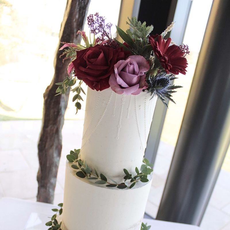 Hanging Jewels Cake Stencil - Full Size Design