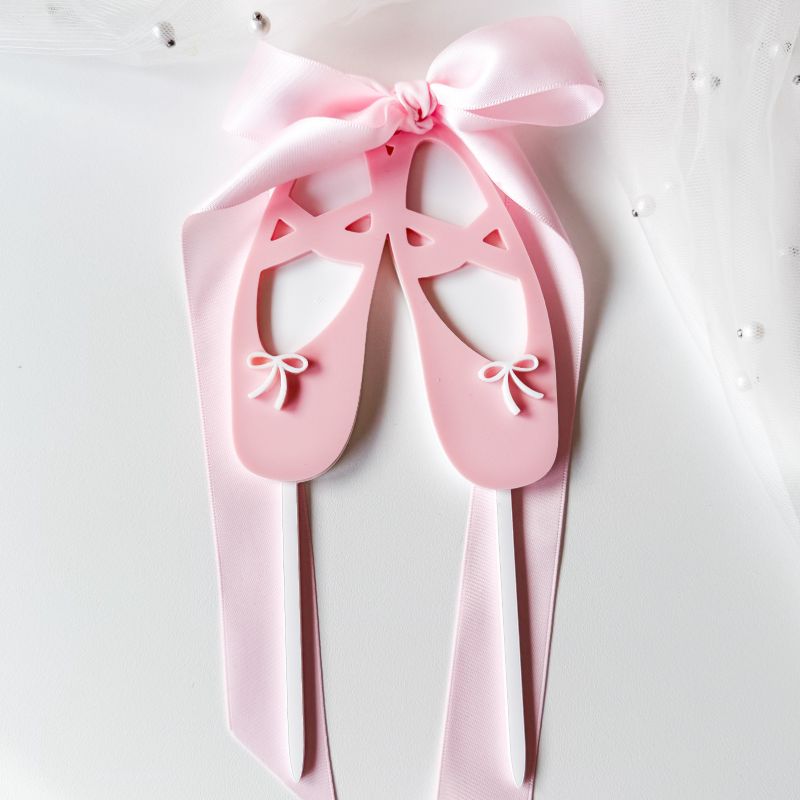 LissieLou ballet cake topper for birthday or dance cakes