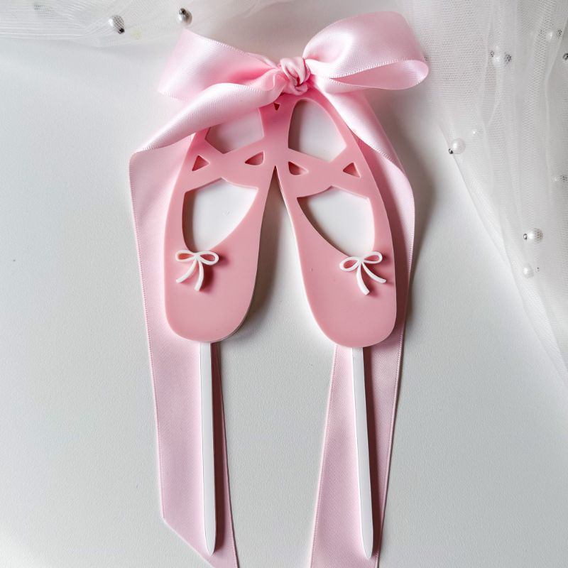 LissieLou ballet cake topper for birthday or dance cakes
