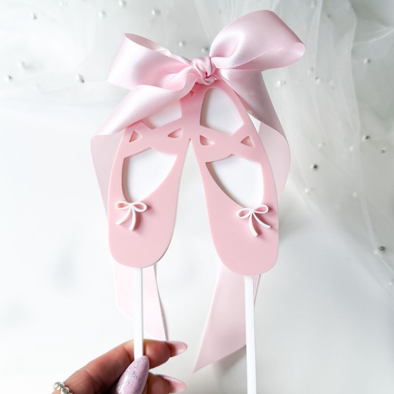 LissieLou ballet cake topper for birthday or dance cakes