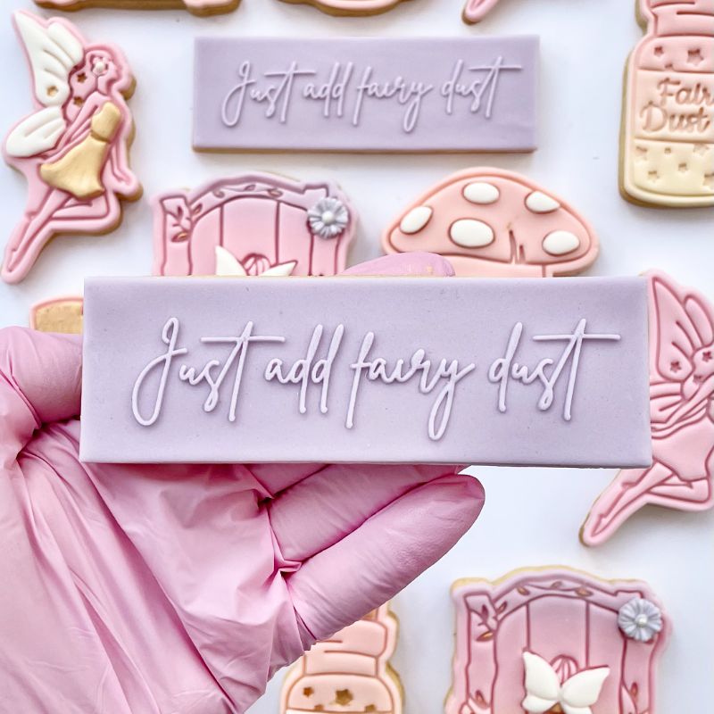 Just Add Fairy Dust Fairy Cookie Cutter and Embosser by Mays Bakes
