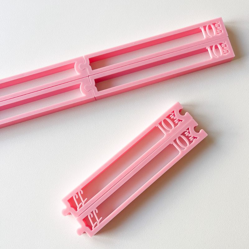 Puzzle Style Fondant and Dough Thickness Guides
