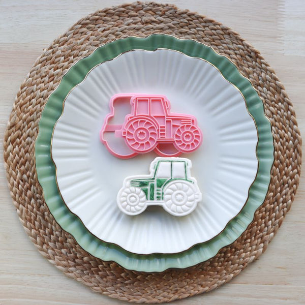 Tractor Farm Yard Cookie Cutter and Stamp