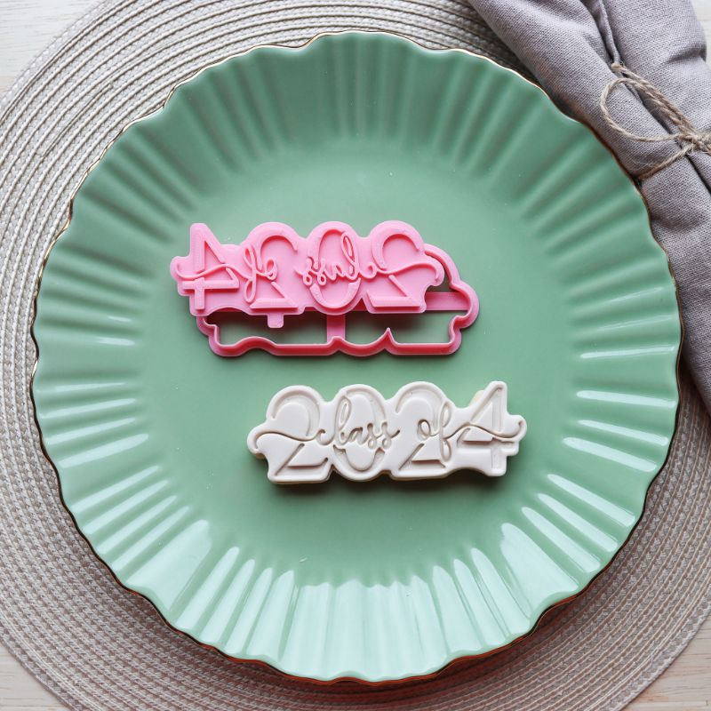 Class of 2025 in Verity Font Graduation Teacher Cookie Cutter and Stamp