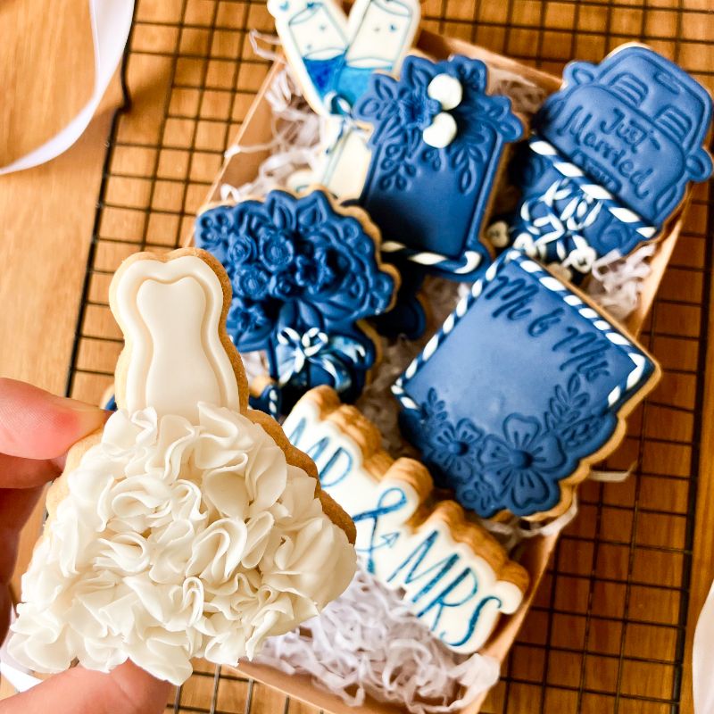 Elegant Wedding Dress Cookie Cutter and Stamp