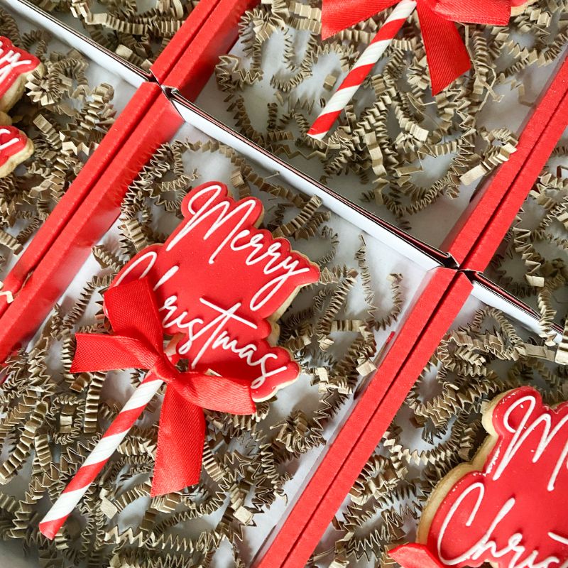 Merry Christmas Style 2 Cookie Cutter and Embosser