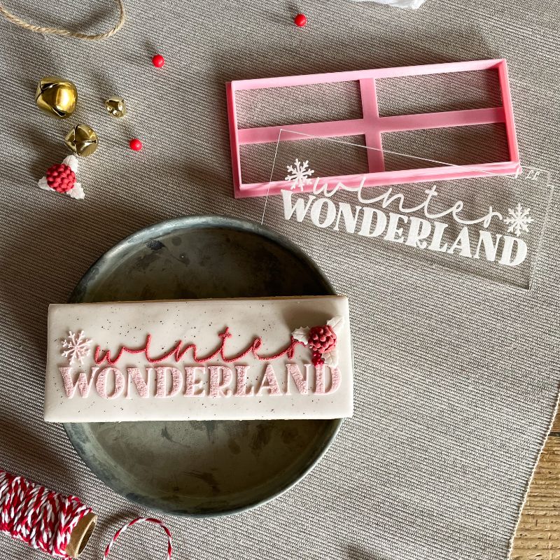 Winter Wonderland Christmas Cookie Cutter and Embosser