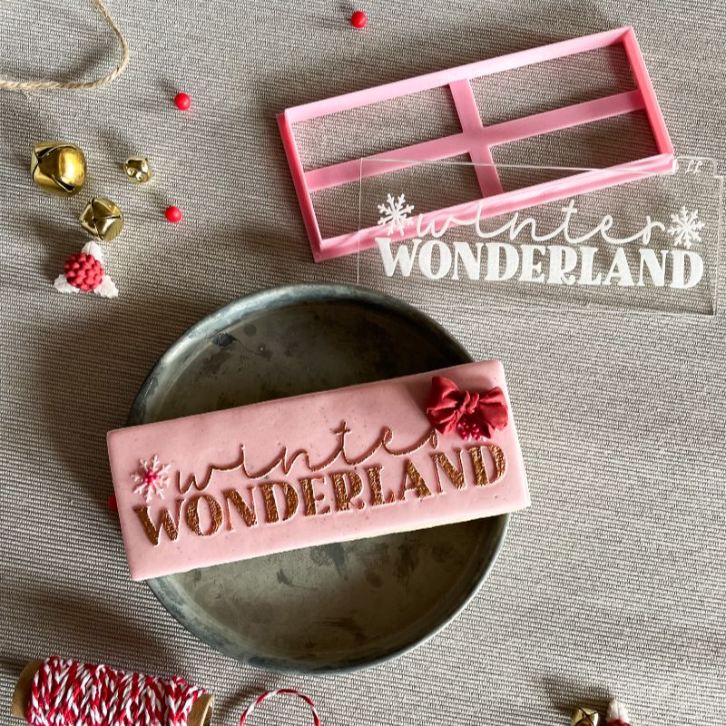 Winter Wonderland Christmas Cookie Cutter and Embosser