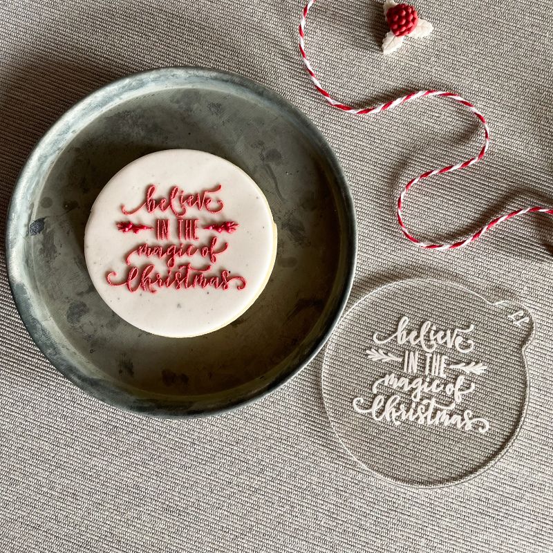 Christmas Bundle Inspired by Rose Buds and Flour Cookie Stamp, Embosser and Cutters - Set of 3 items