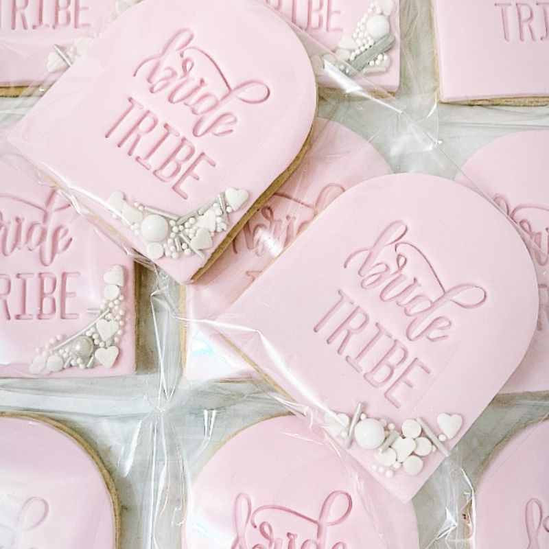 Bride Tribe Style 1 Cookie Stamp Hen Party Cookie Debosser
