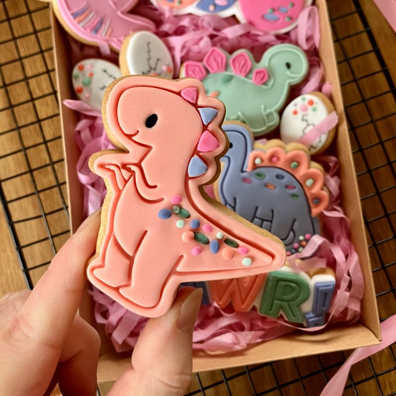 T-Rex Dinosaur Cookie Cutter and Stamp