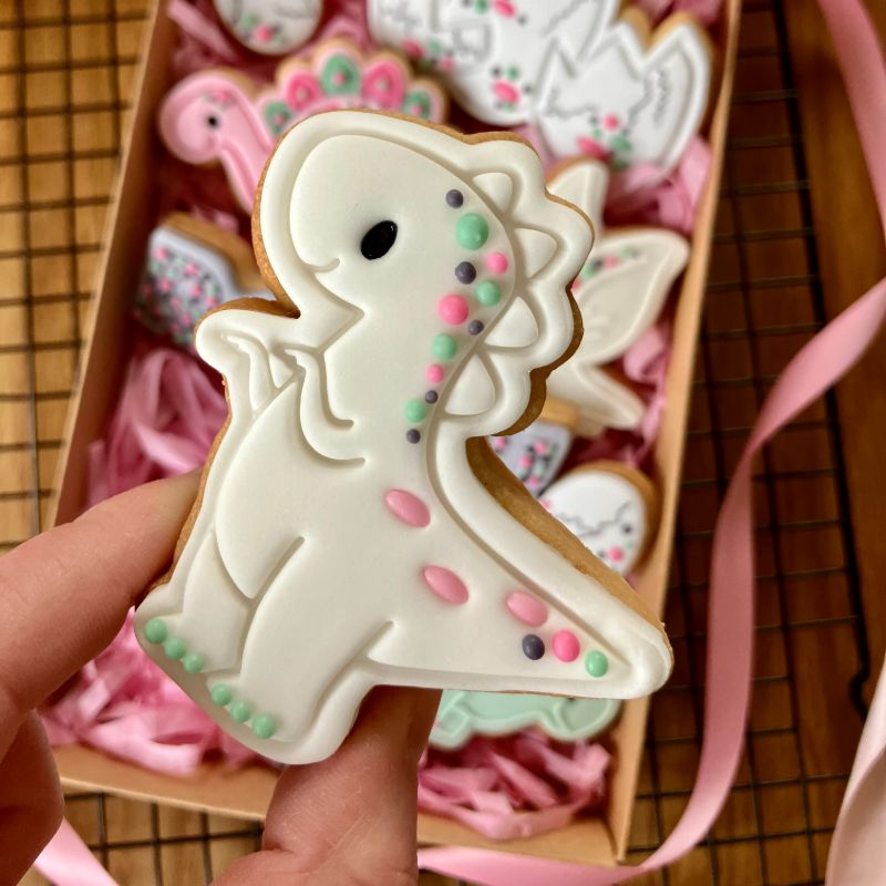 T-Rex Dinosaur Cookie Cutter and Stamp