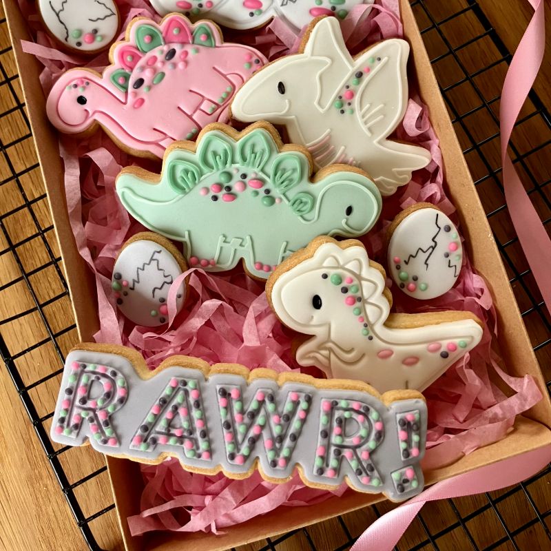 Rawr Dinosaur Cookie Cutter and Stamp