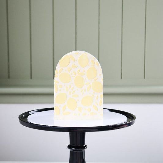 Summery Lemons Cake Stencil - Full Size Design