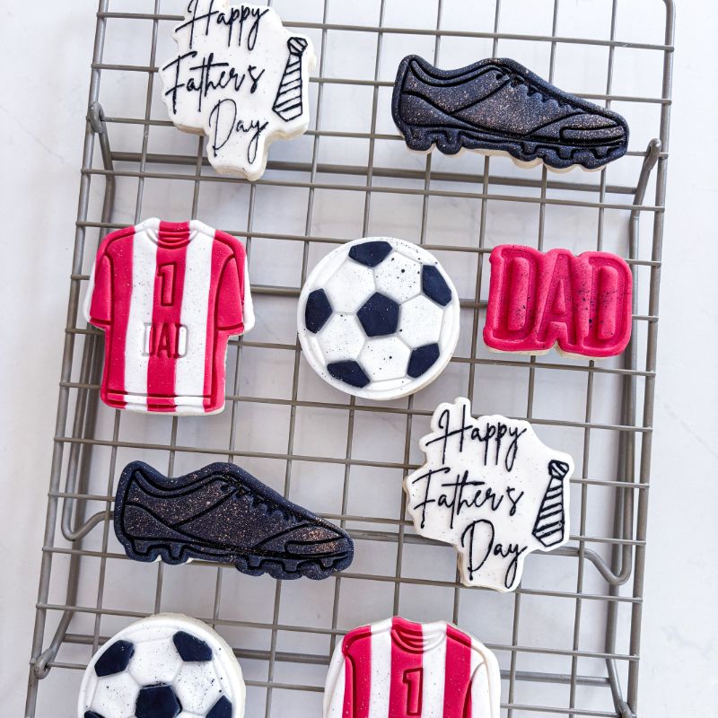 Dad Father's Day Cookie Cutter and Stamp