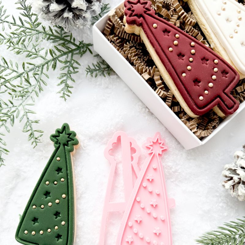 Christmas Tree Cookie Cutter and Stamp