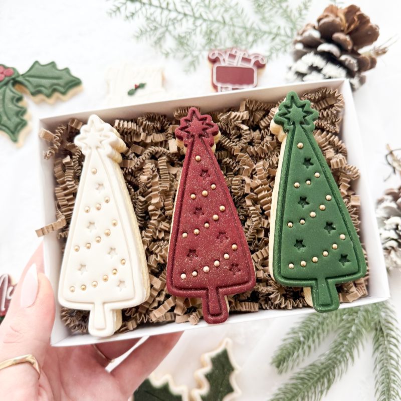 Christmas Tree Cookie Cutter and Stamp