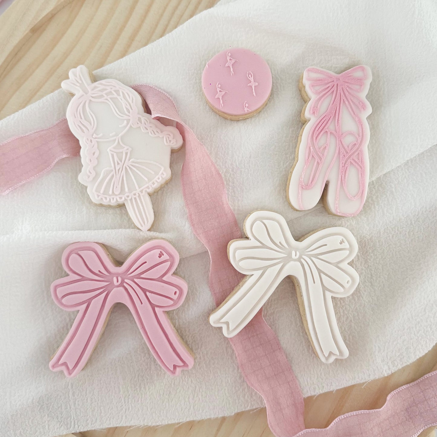 Sweet Dancing Girl Ballet Cookie Cutter and Embosser