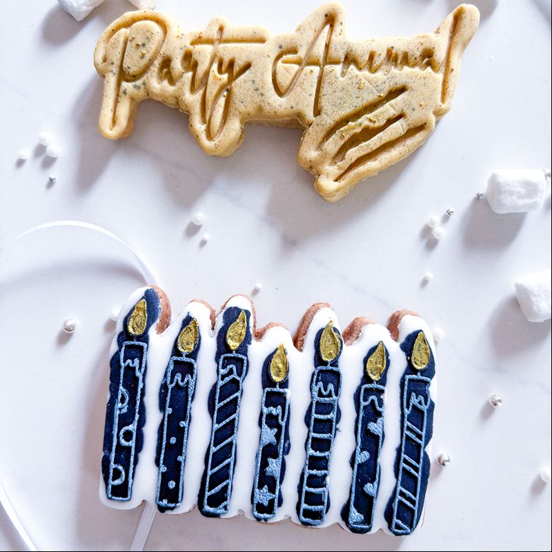 Birthday Candles Cookie Cutter and Embosser
