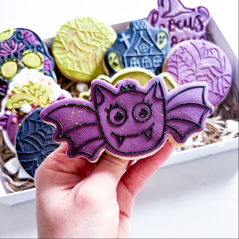 Bat Halloween Cookie Cutter and Embosser