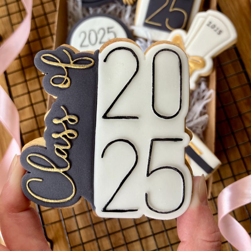 Class of 2025 Graduation Cookie Cutter and Embosser