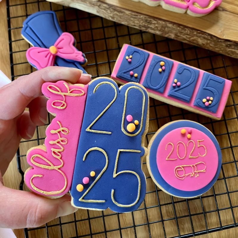 Class of 2025 Graduation Cookie Cutter and Embosser