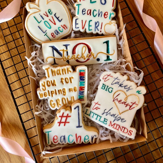 Thank You For Helping Me Grow Teacher Cookie Cutter and Stamp