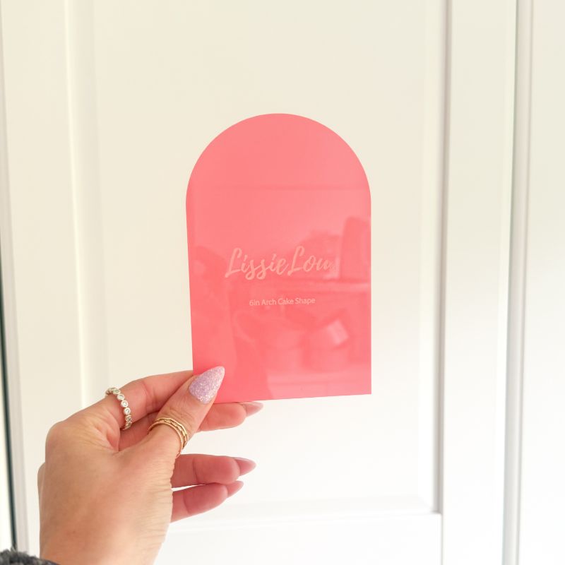 Arch Cake Shape – Reusable Template for Perfectly Shaped Cakes