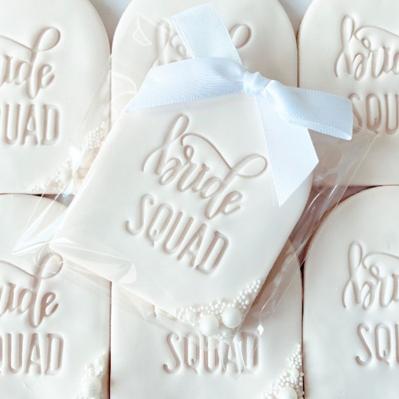 Bride Tribe Style 1 Cookie Stamp Hen Party Cookie Debosser