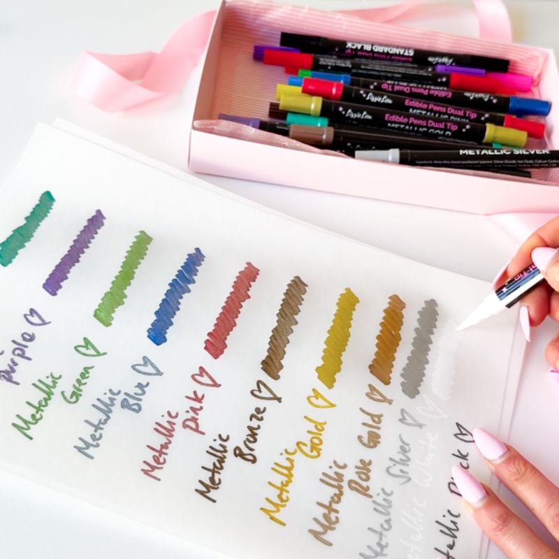 FULL Edible Pen Bundle Double End Tip - Set of 21