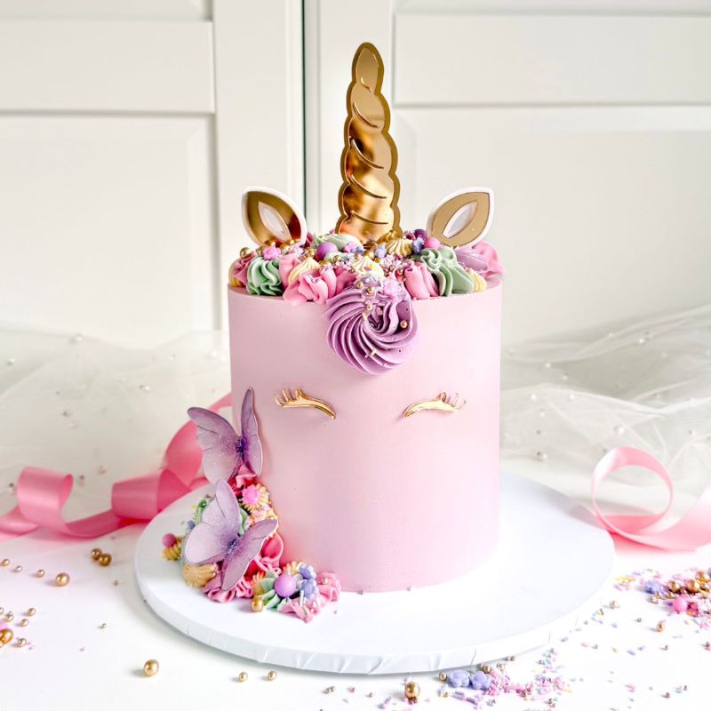 Modern Unicorn Cake Kit Topper Set Premium 3mm Acrylic