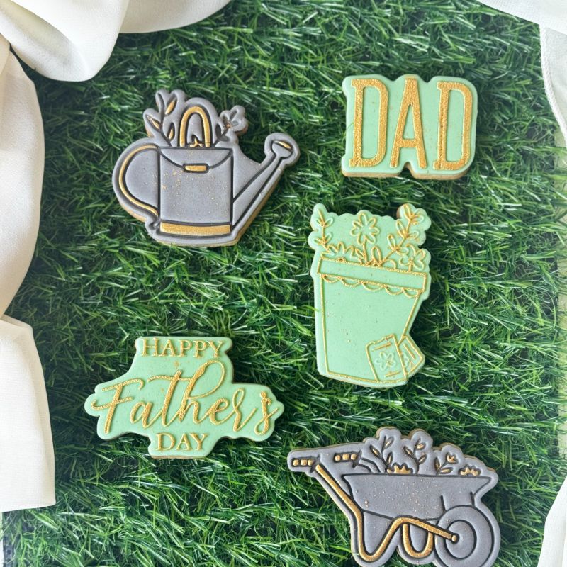 Happy Father's Day Style 5 Cookie Cutter and Embosser