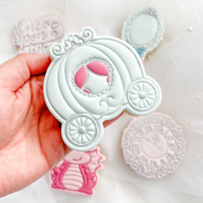 Princess Carriage Cookie Cutter and Stamp by Catherine Marie Cake