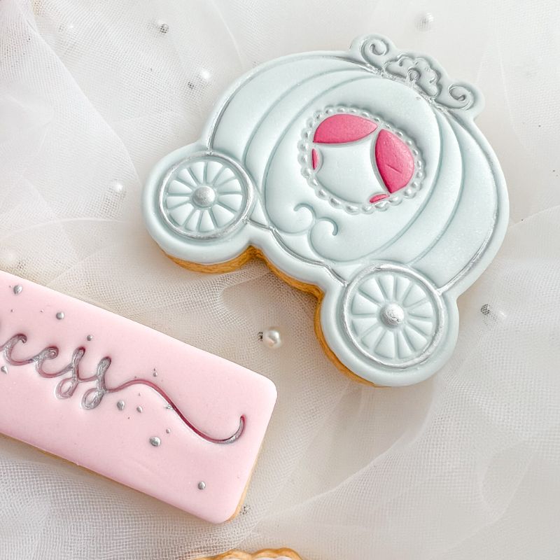 Princess Carriage Cookie Cutter and Stamp by Catherine Marie Cake