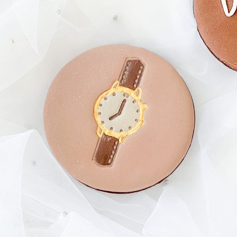 Mini Watch Father's Day Cookie Stamp