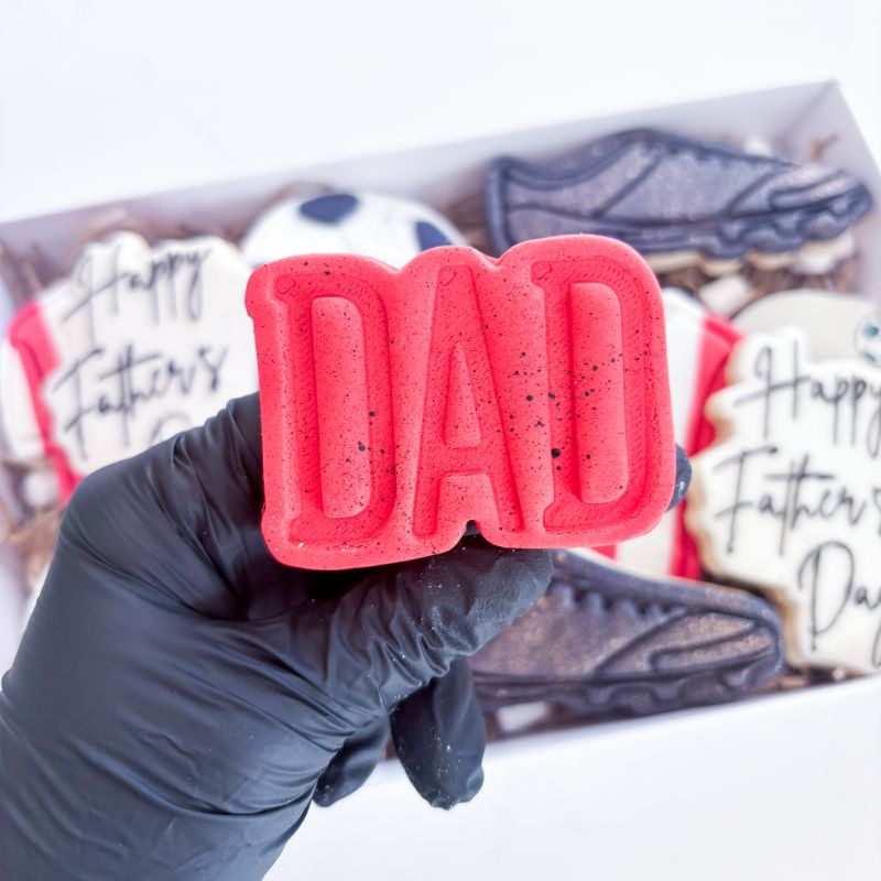 Dad Father's Day Cookie Cutter and Stamp