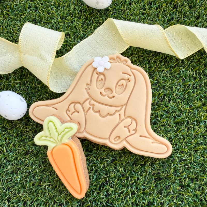 Ultra Floppy Eared Bunny Rabbit Easter Cookie Cutter and Stamp