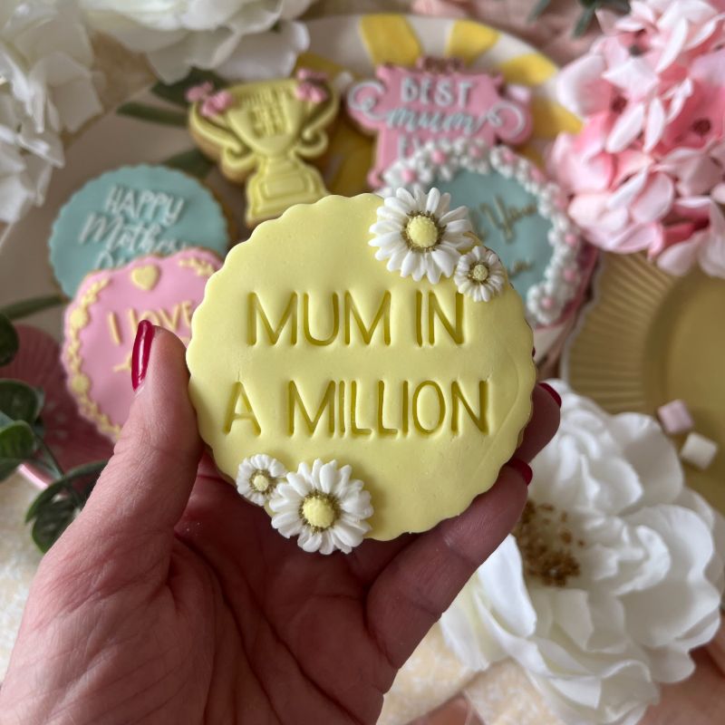 Mum in a Million Mother's Day Cookie Stamp