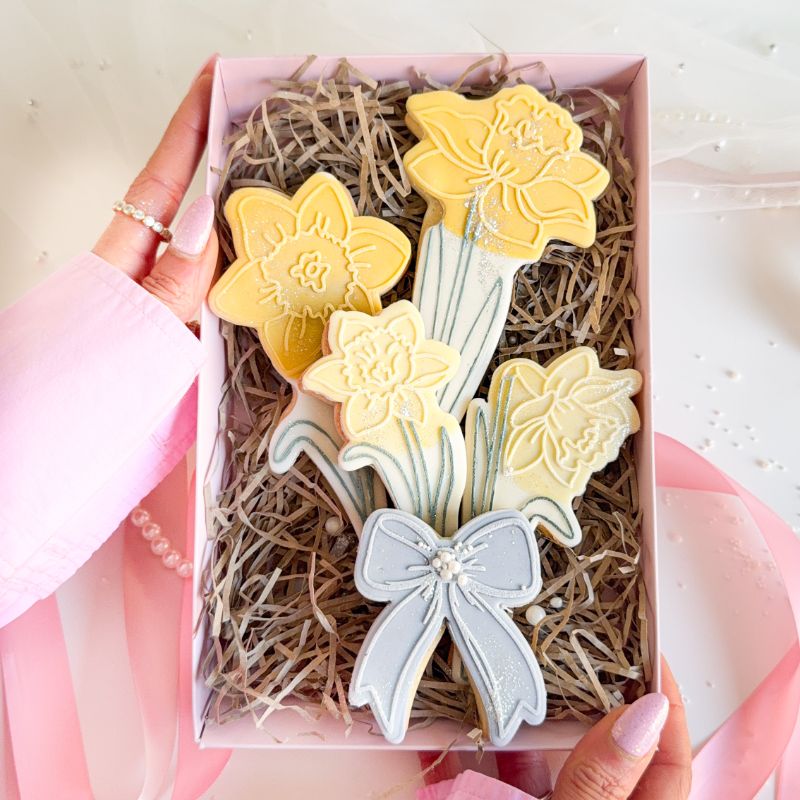 Daffodil Bouquet Flower Set Easter Spring Cookie Cutters & Embossers