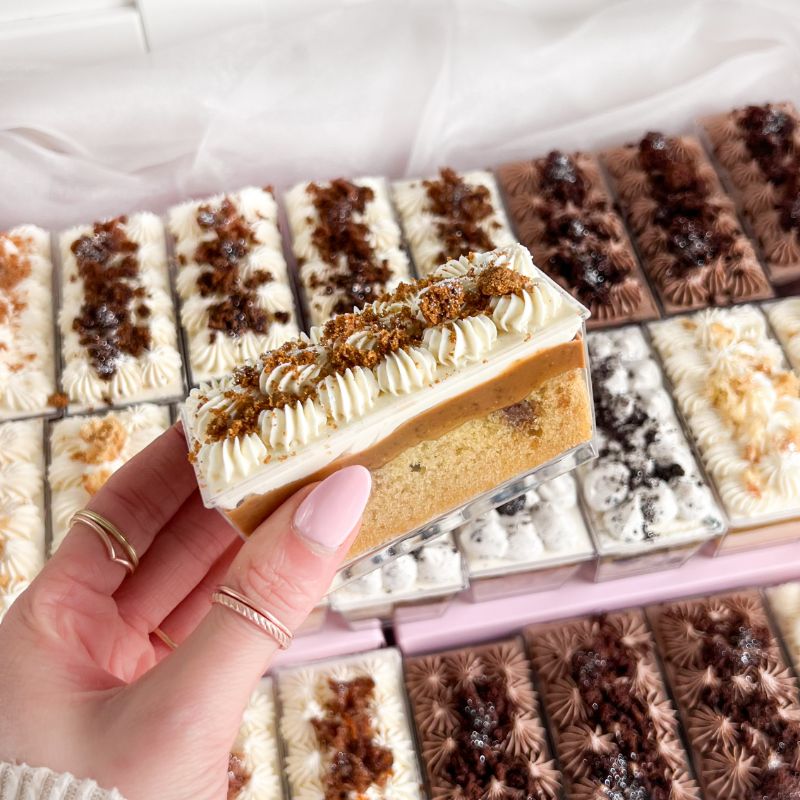 Wedding Cake Sample Pots – with Lids