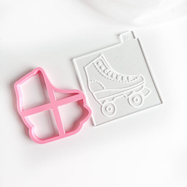 Doll Inspired Rollerskate Cookie Cutter and Embosser