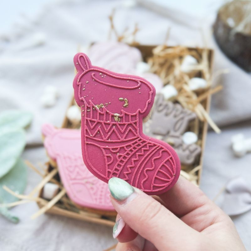 Christmas Stocking Cookie Cutter and Embosser