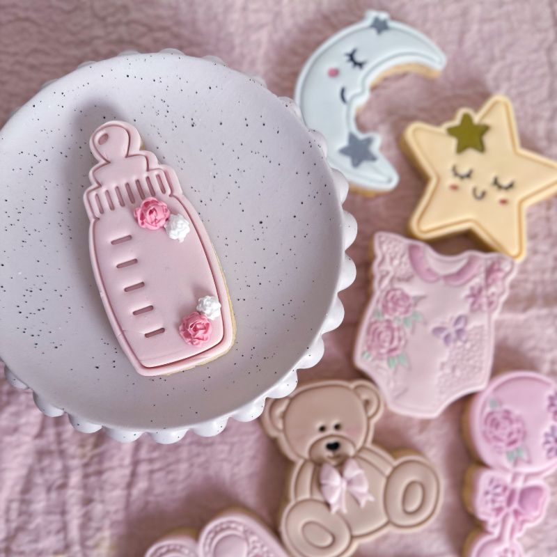 Baby Bottle Baby Shower Cookie Cutter and Stamp